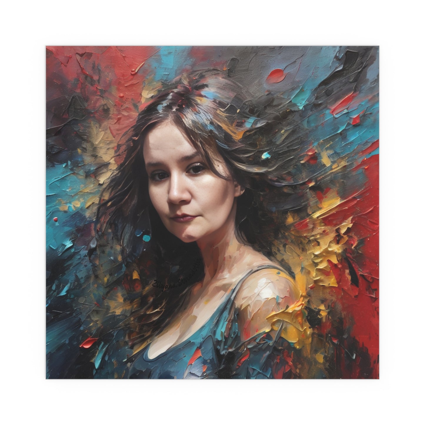 Indoor and Outdoor Silk Posters (Square 9)