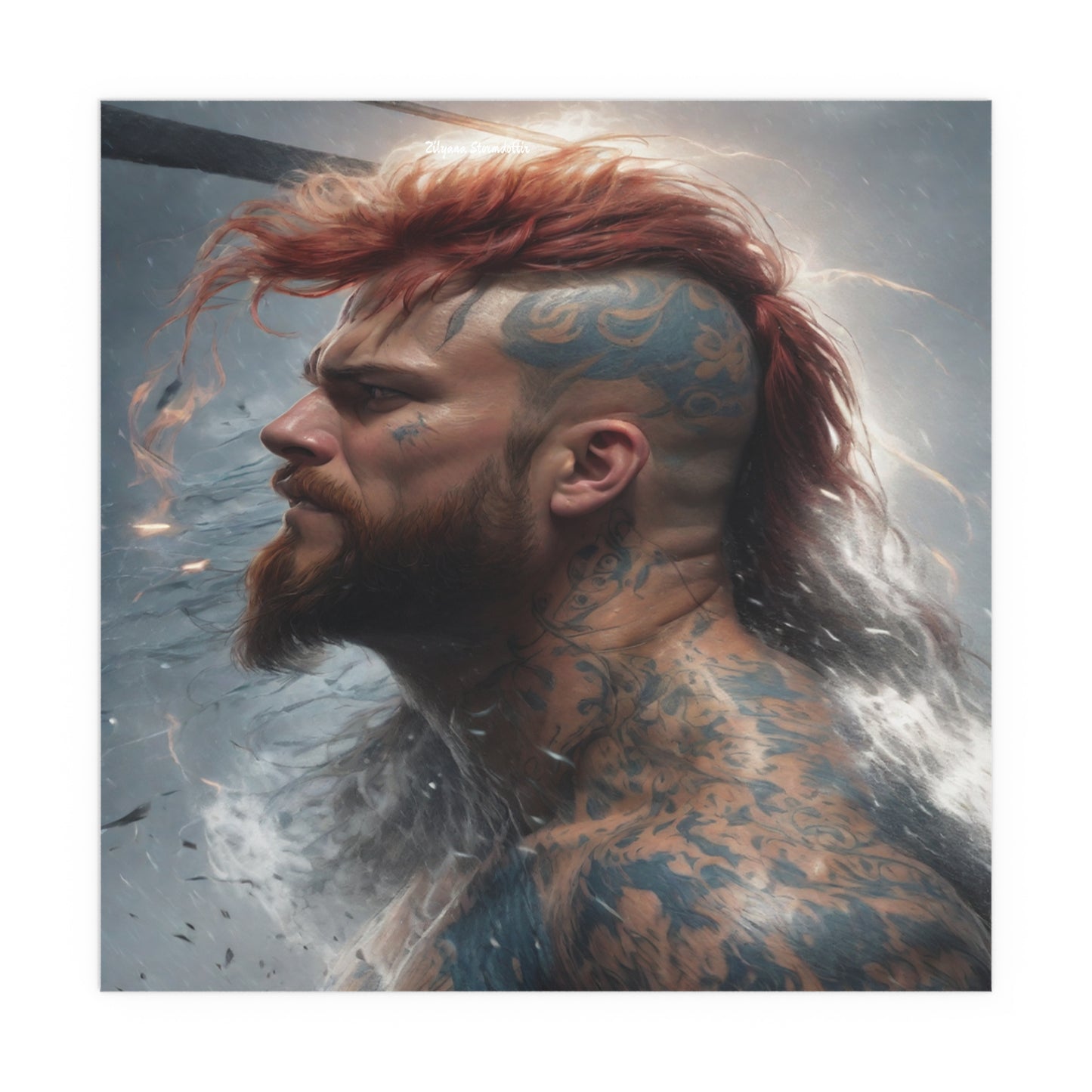 Indoor and Outdoor Silk Posters (Square 30)