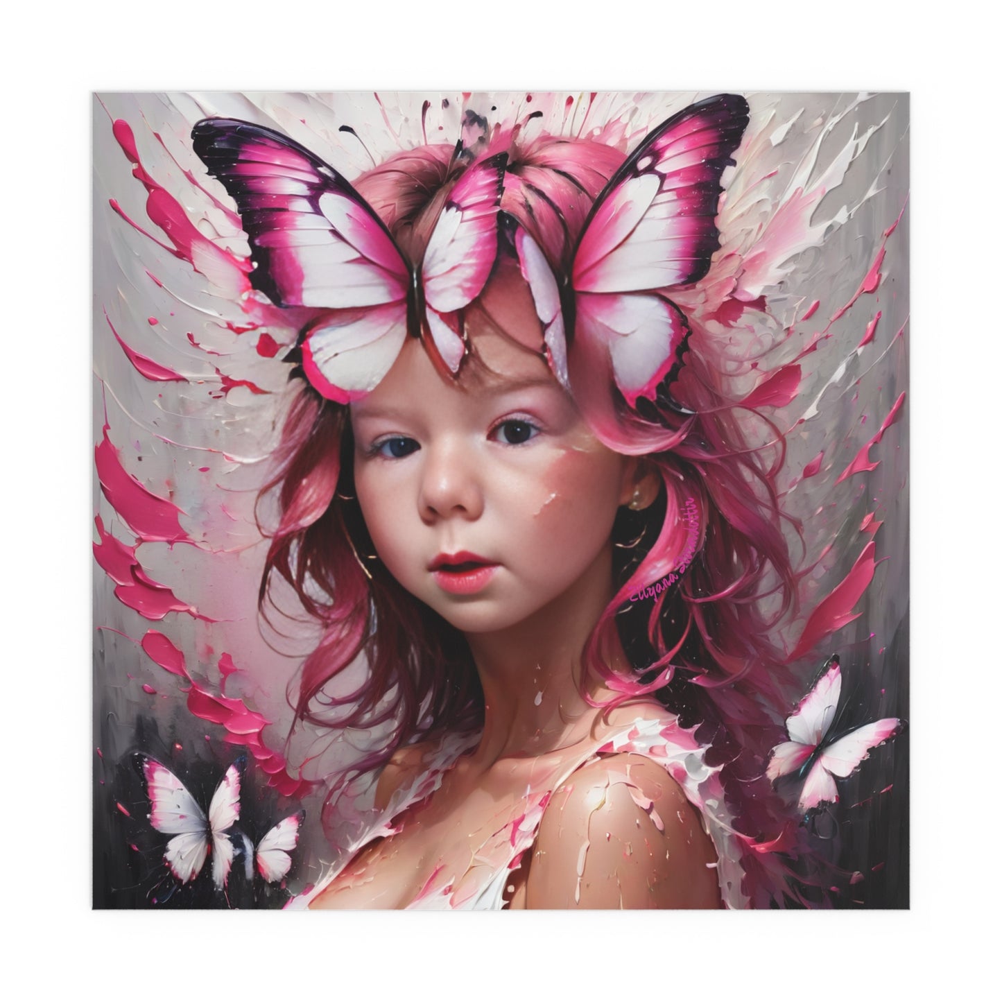Indoor and Outdoor Silk Posters (Square 8)