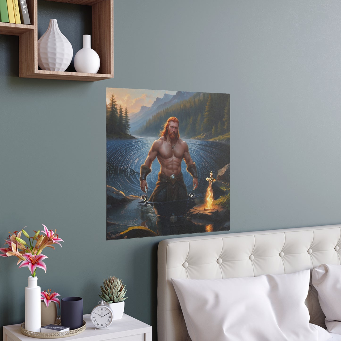 Indoor and Outdoor Silk Posters (Square 2)