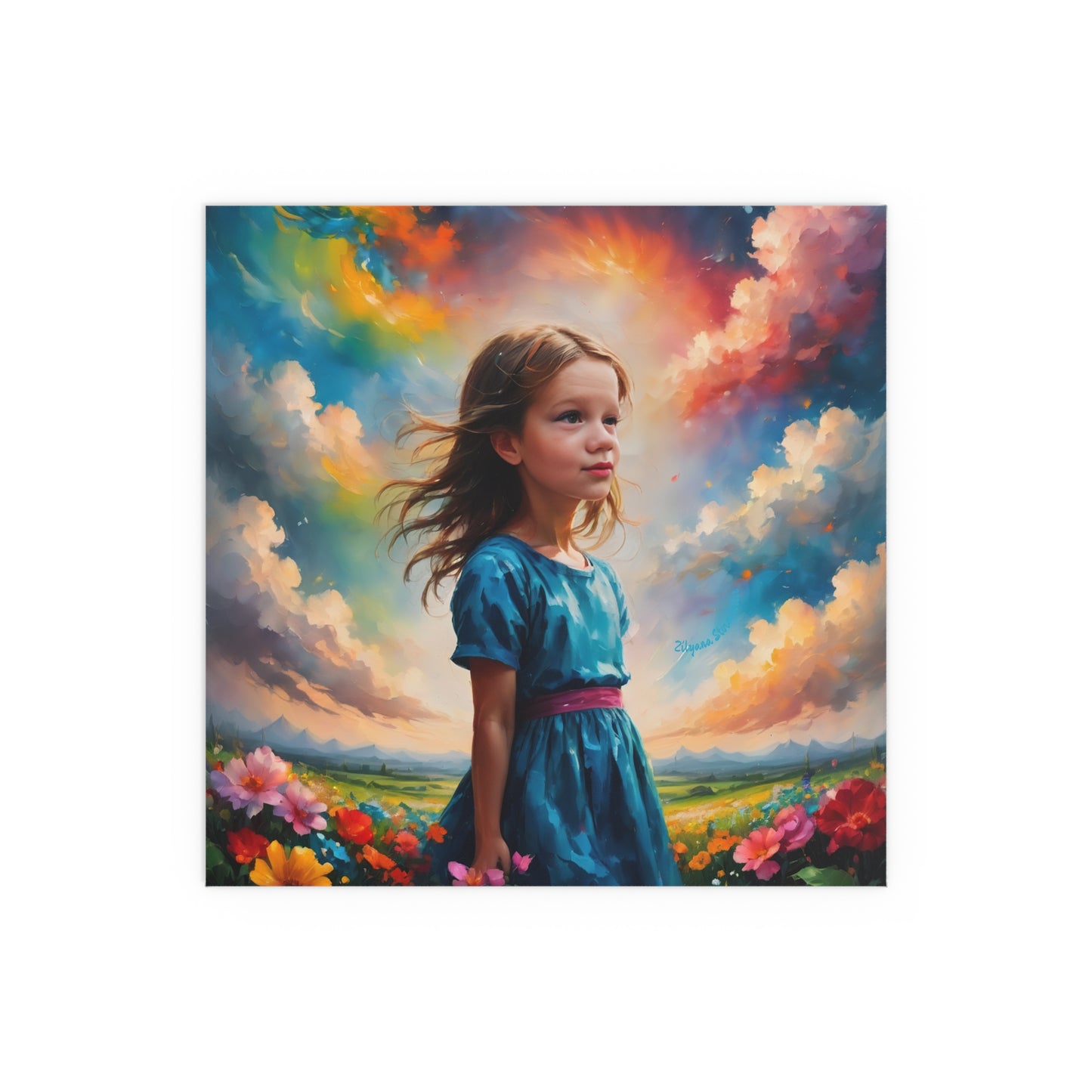 Indoor and Outdoor Silk Posters (Square 11)