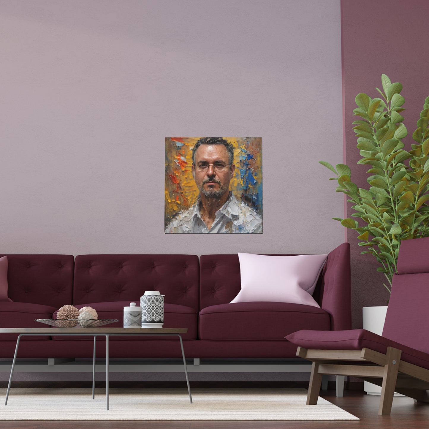 Indoor and Outdoor Silk Posters (Square 21)