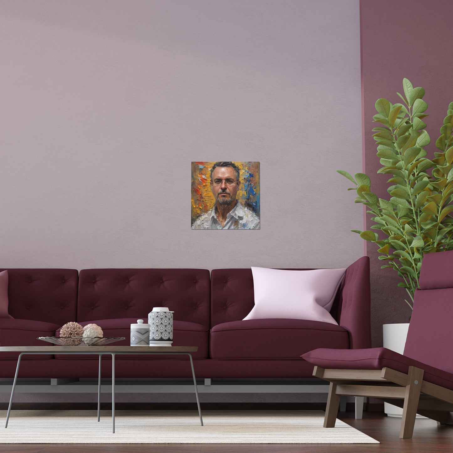 Indoor and Outdoor Silk Posters (Square 21)