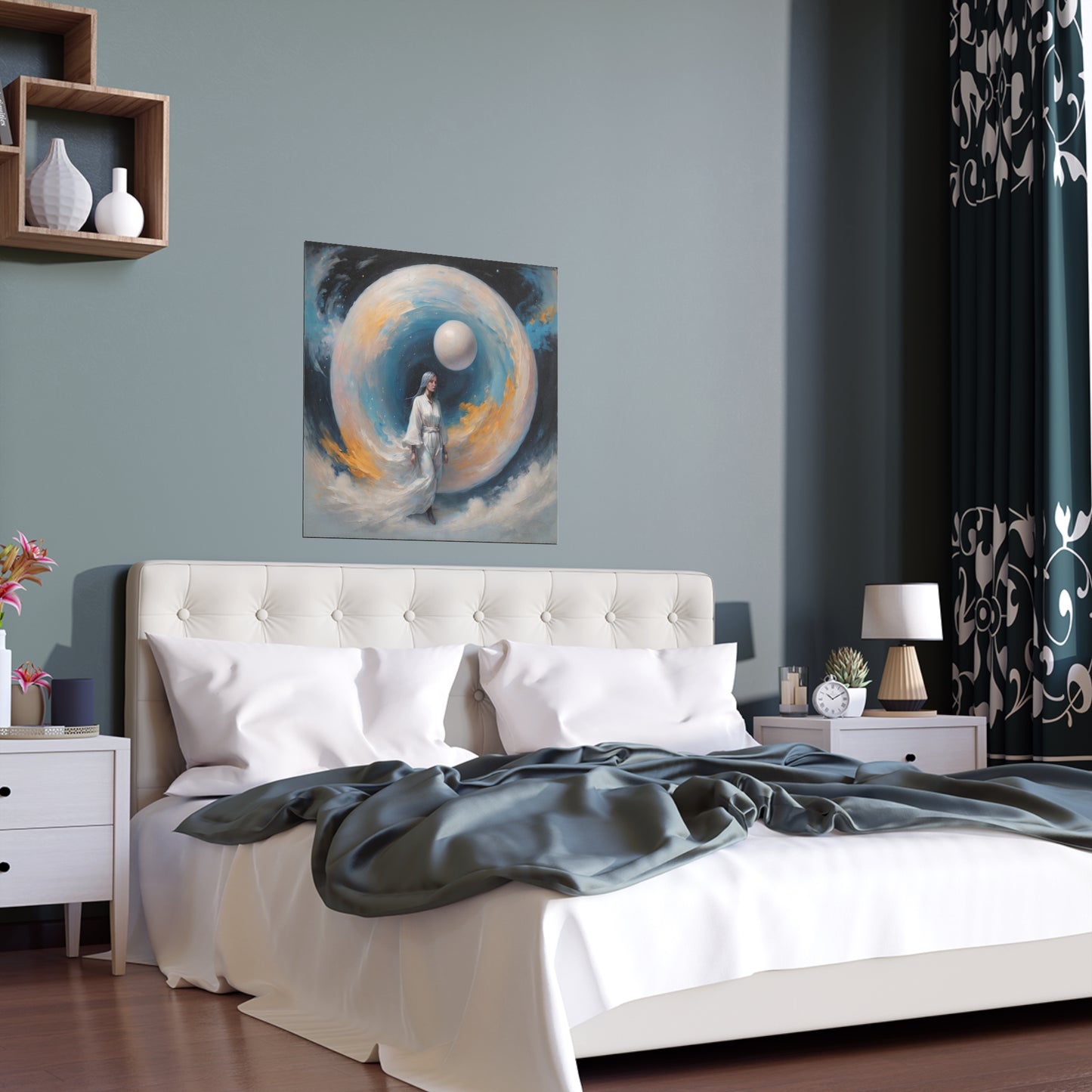Indoor and Outdoor Silk Posters (Square 17)