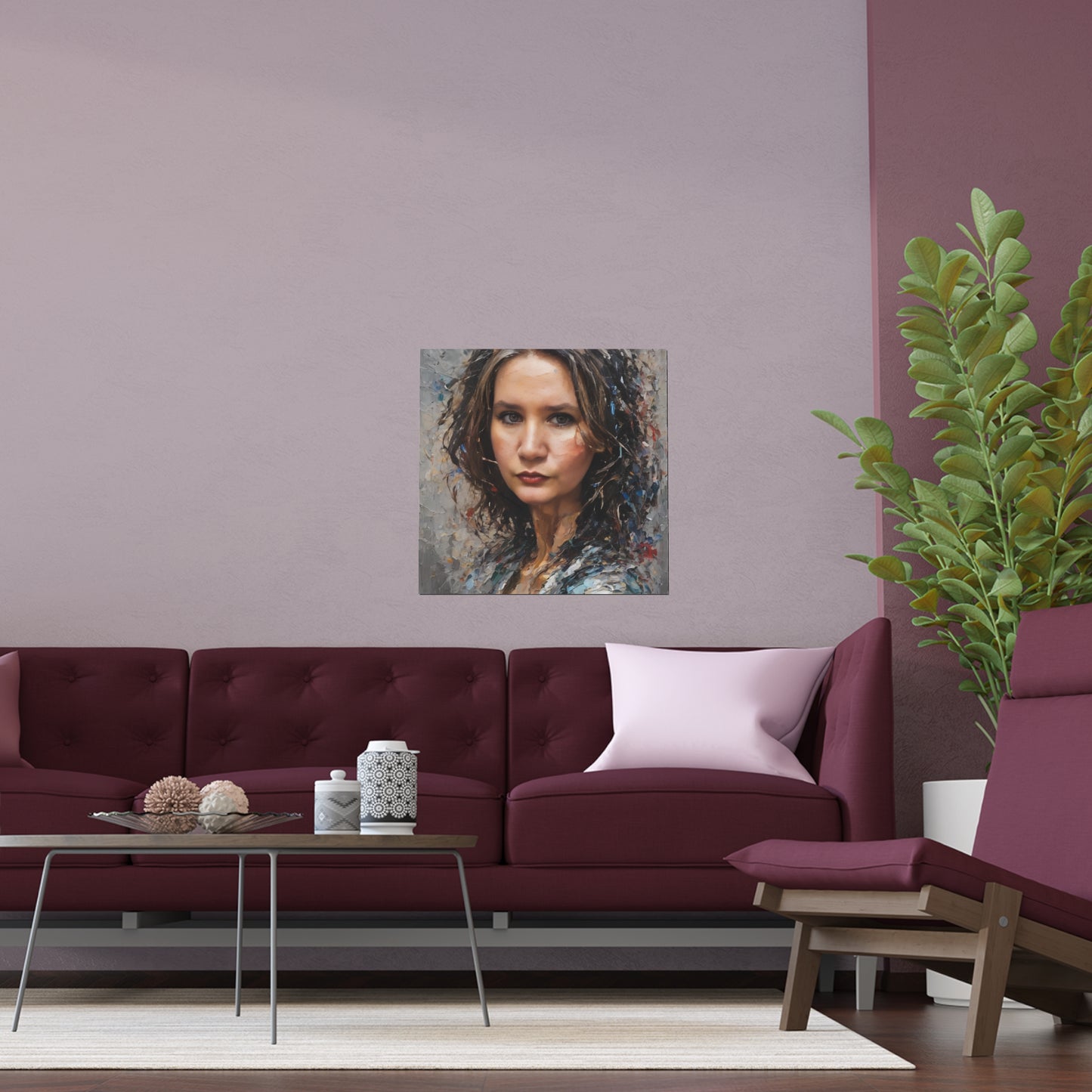 Indoor and Outdoor Silk Posters (Square 22)