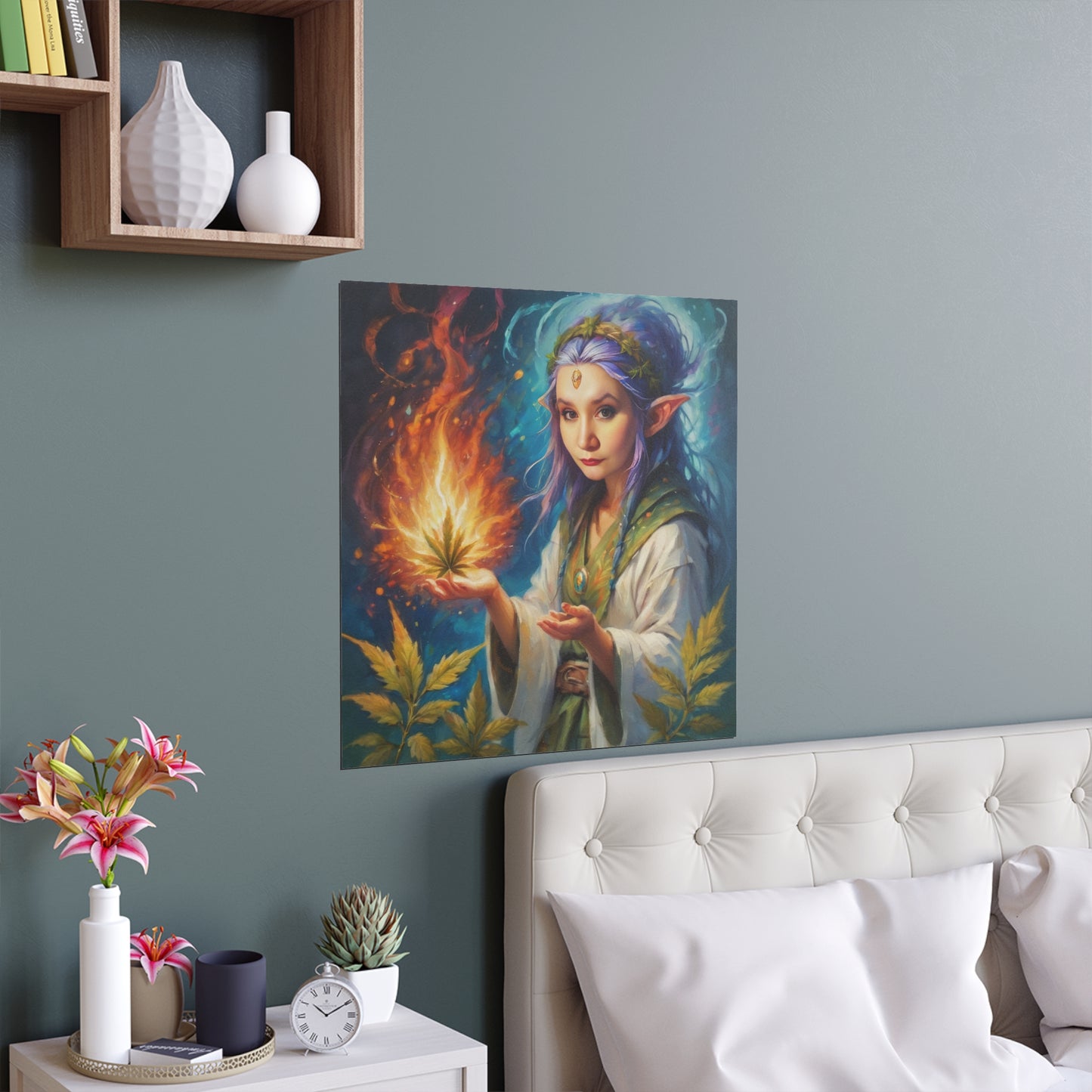 Indoor and Outdoor Silk Posters (Square 19)