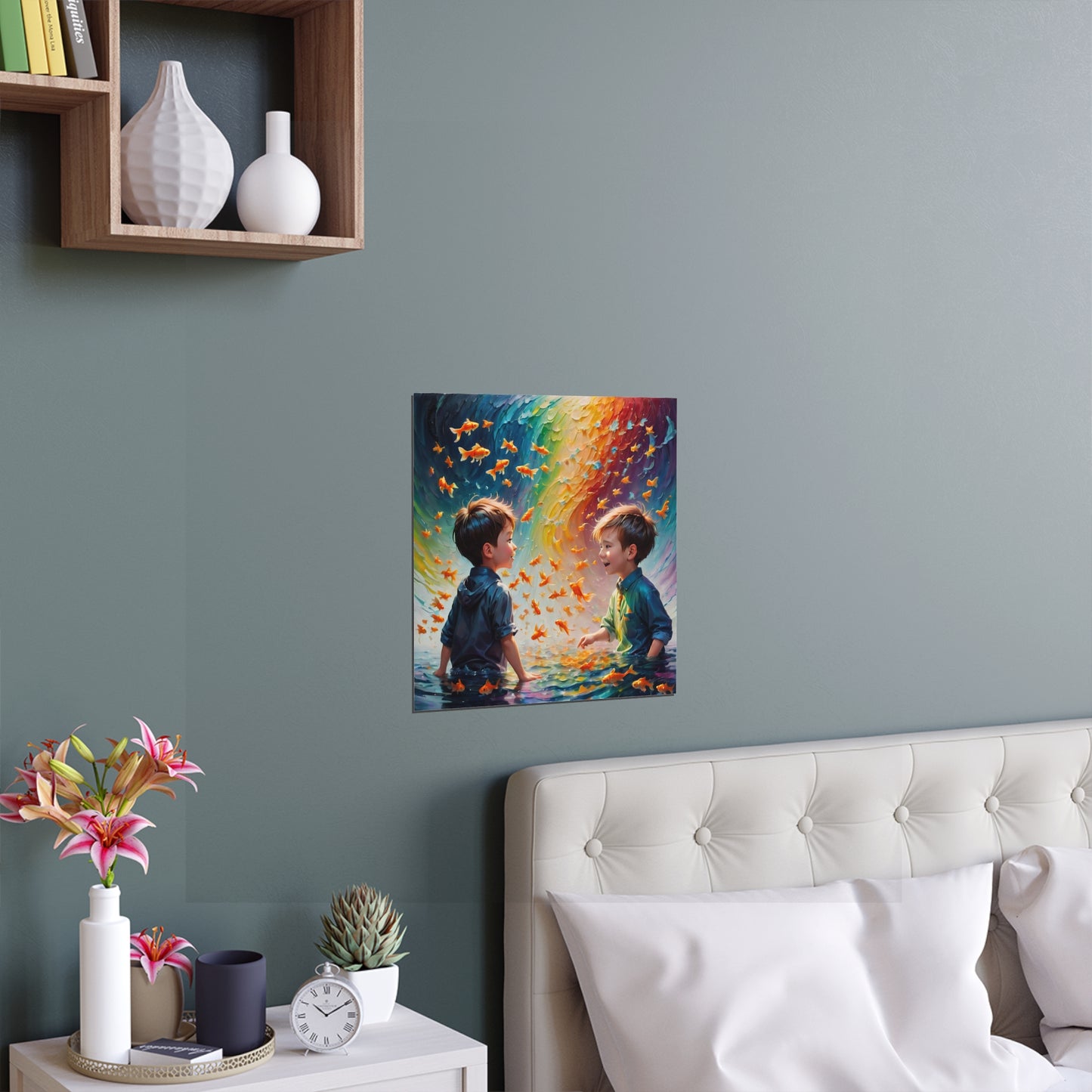 Indoor and Outdoor Silk Posters (Square 14)