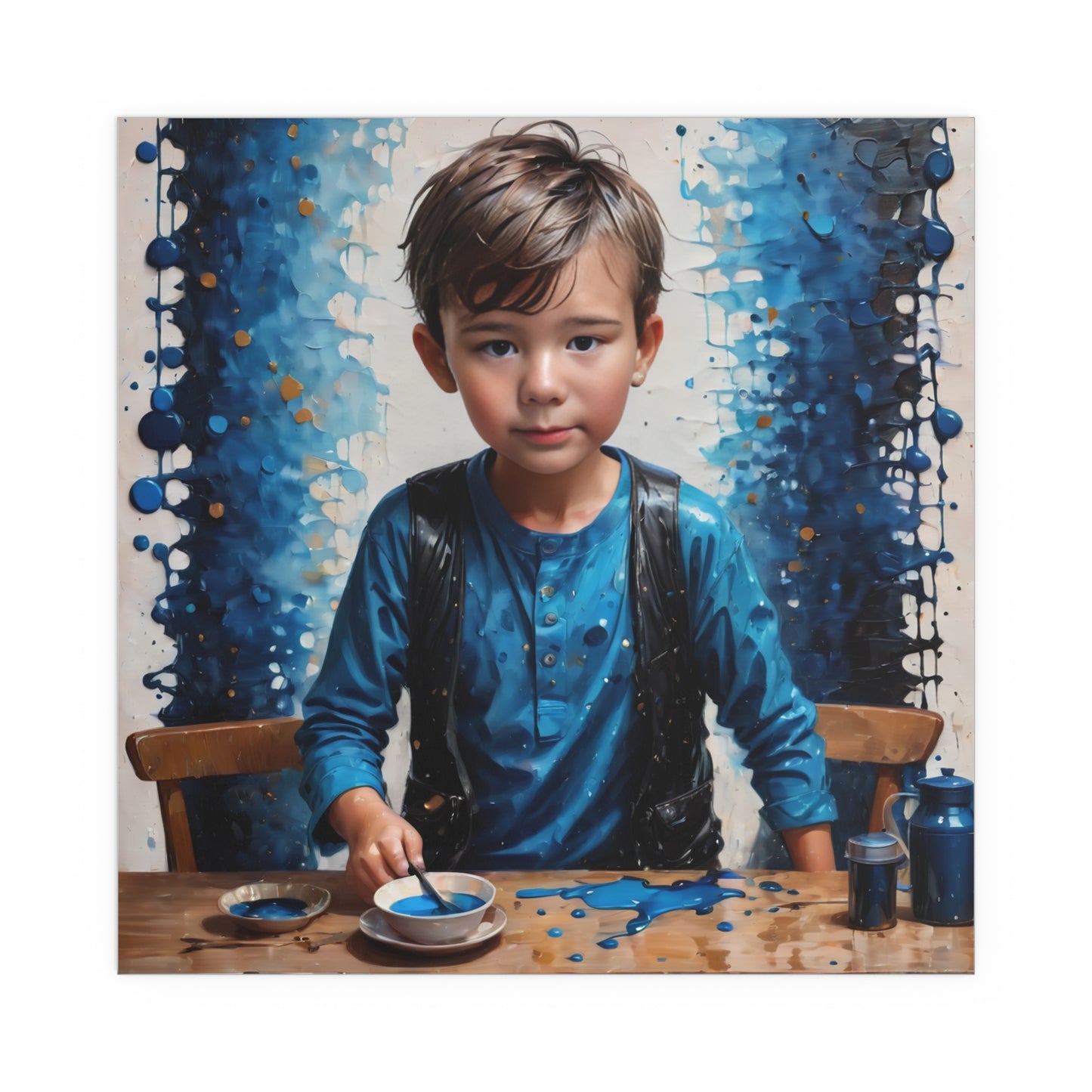 Indoor and Outdoor Silk Posters (Square 4)