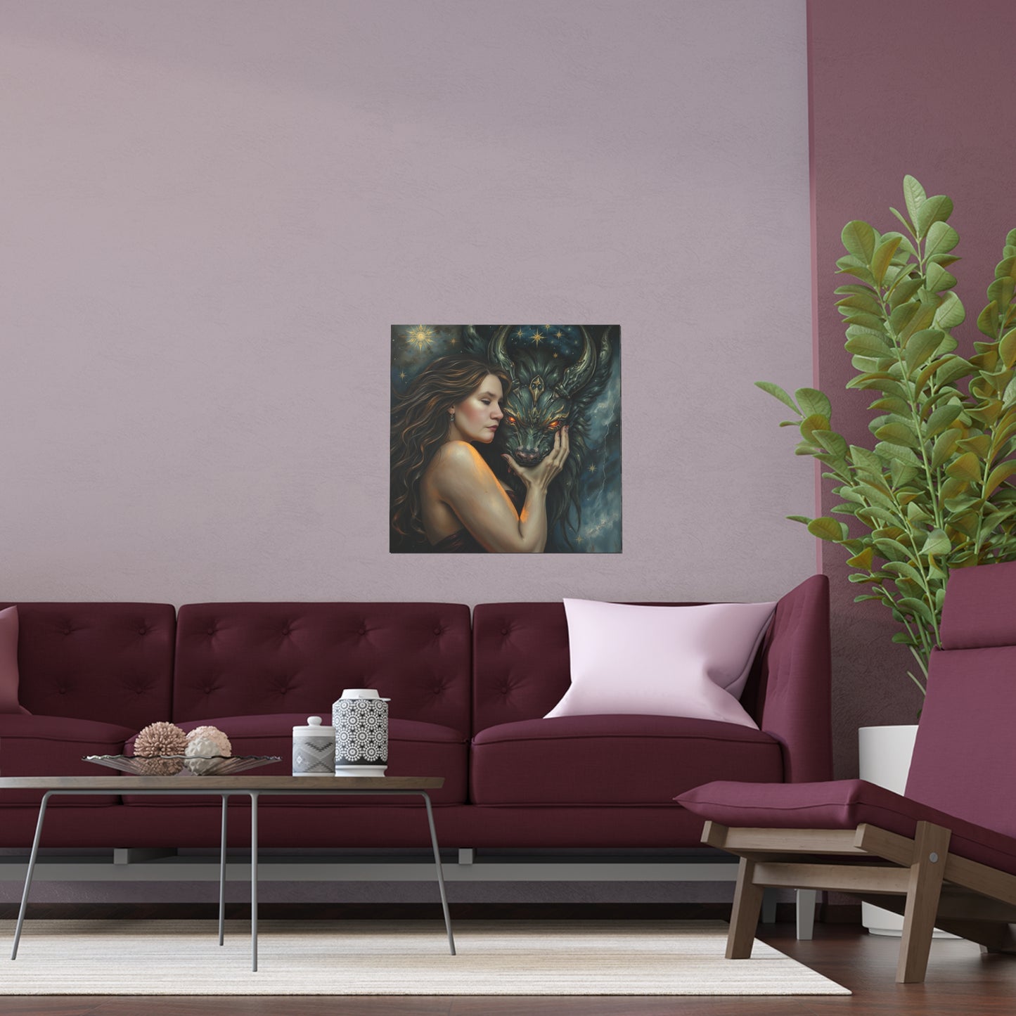Indoor and Outdoor Silk Posters (Square 3)