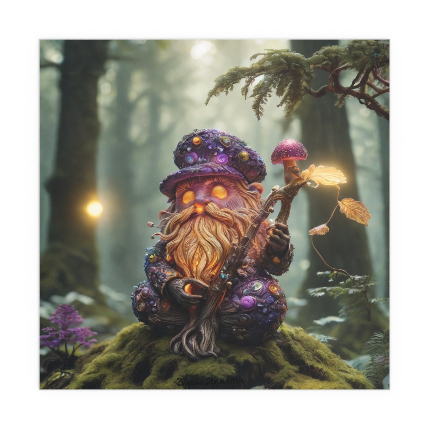 Indoor and Outdoor Silk Posters (Square 6)