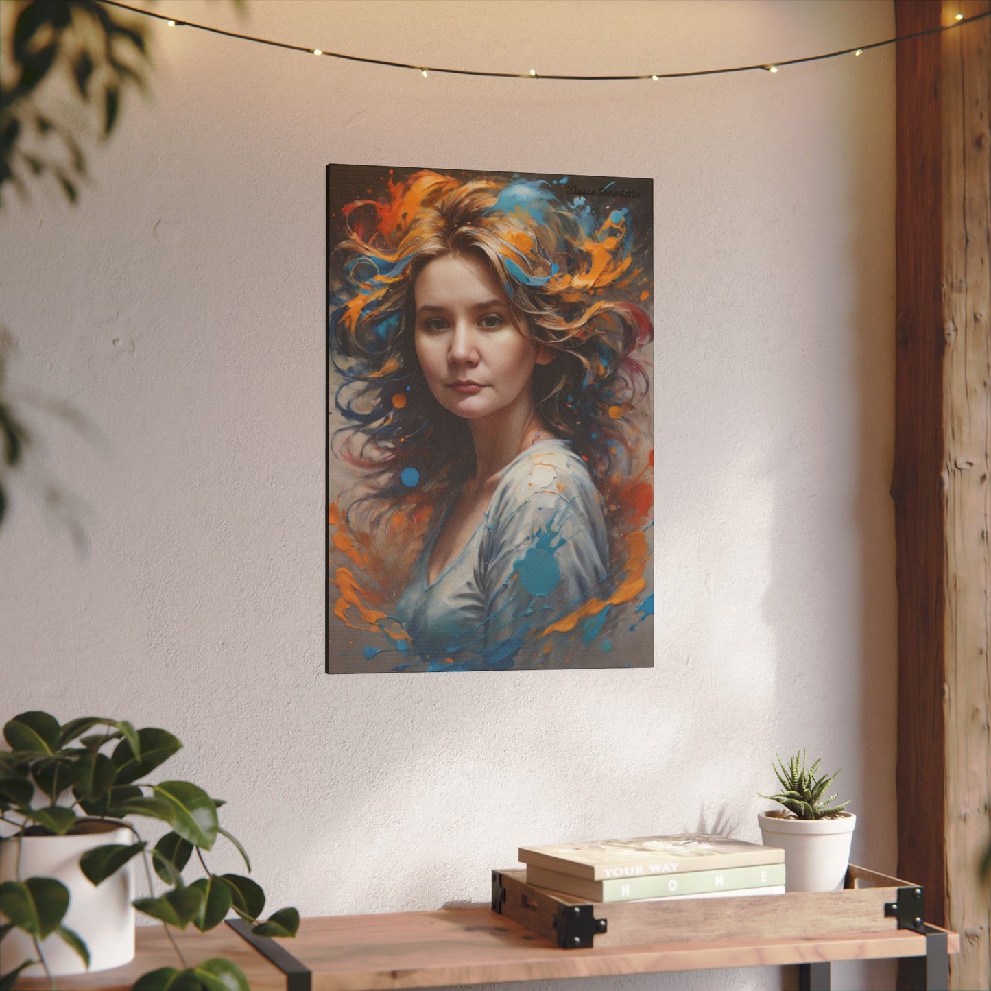 Zilyana Print Canvas