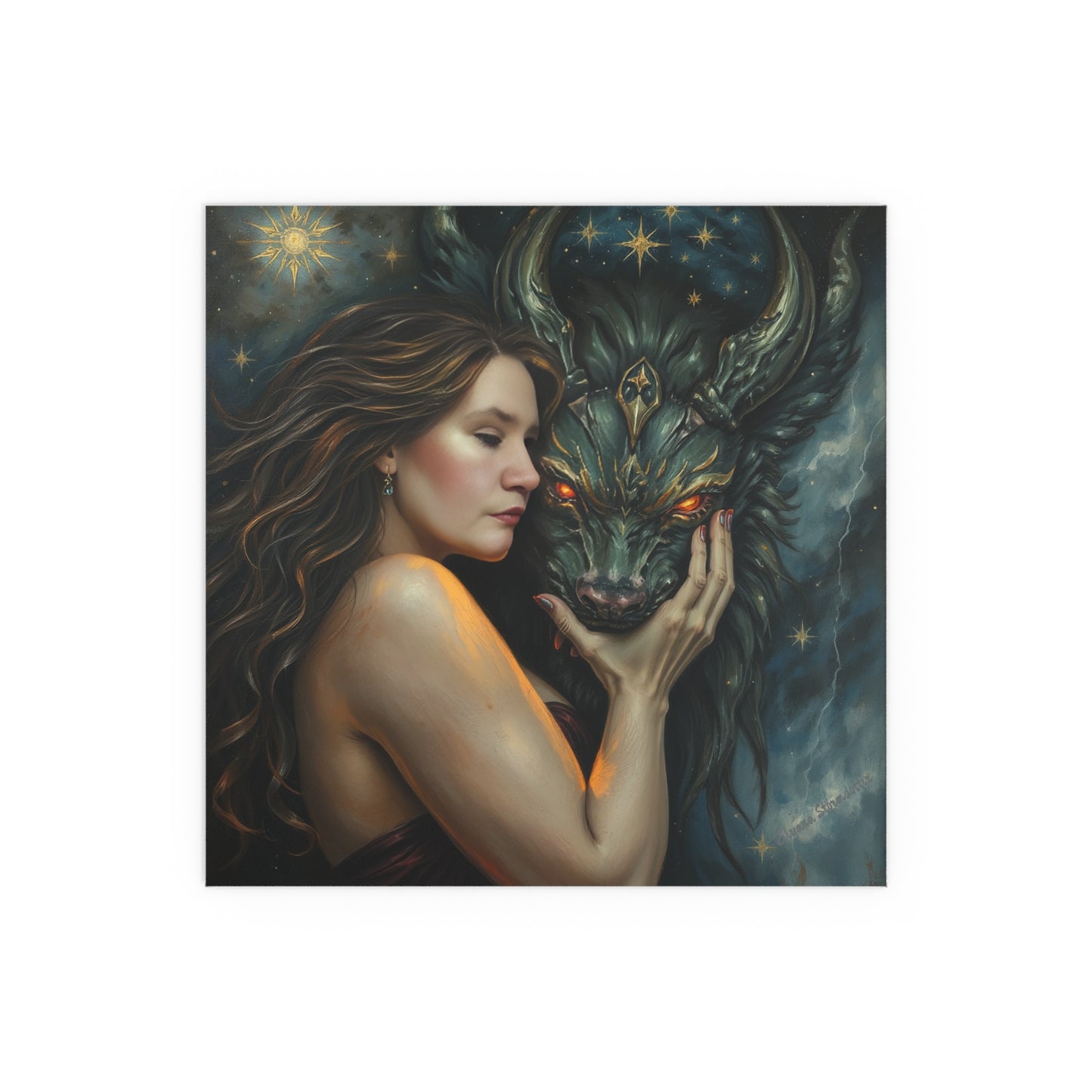 Indoor and Outdoor Silk Posters (Square 3)
