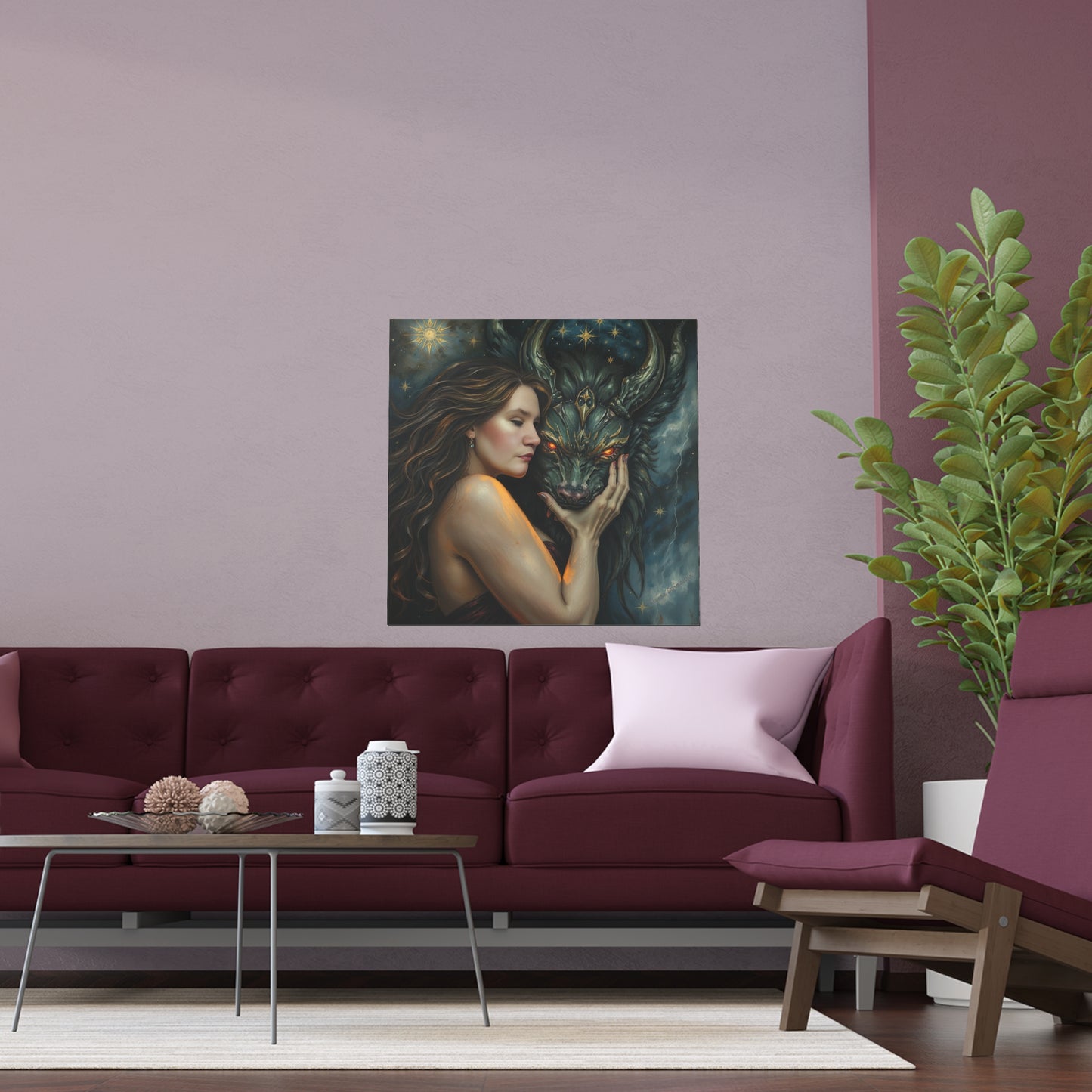 Indoor and Outdoor Silk Posters (Square 3)