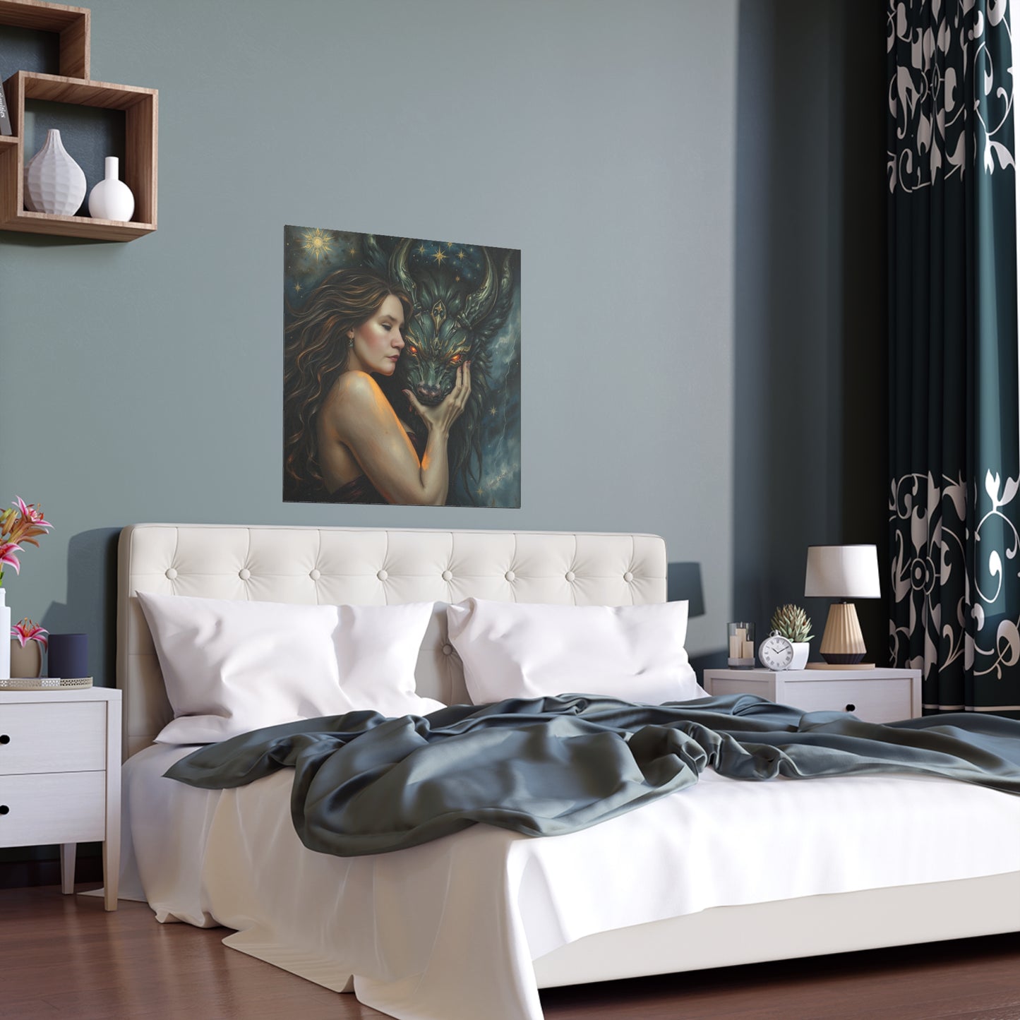 Indoor and Outdoor Silk Posters (Square 3)