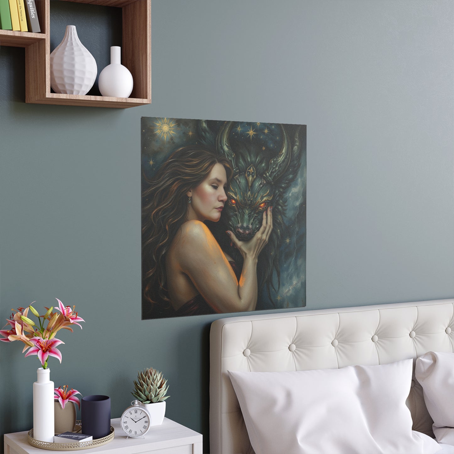 Indoor and Outdoor Silk Posters (Square 3)