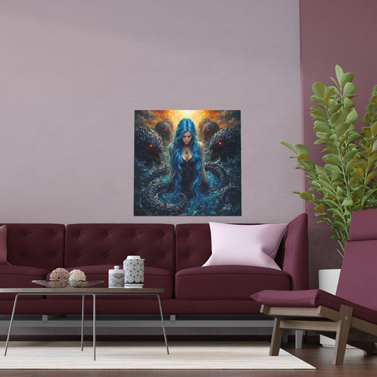 Indoor and Outdoor Silk Posters (Square 5)
