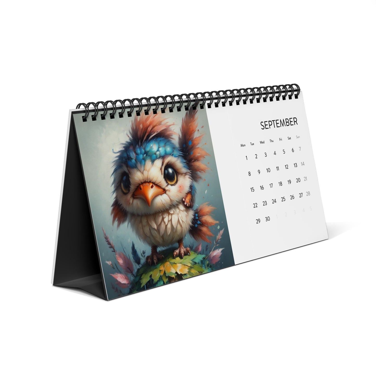 Simplex Desk Calendar (2025 grid)