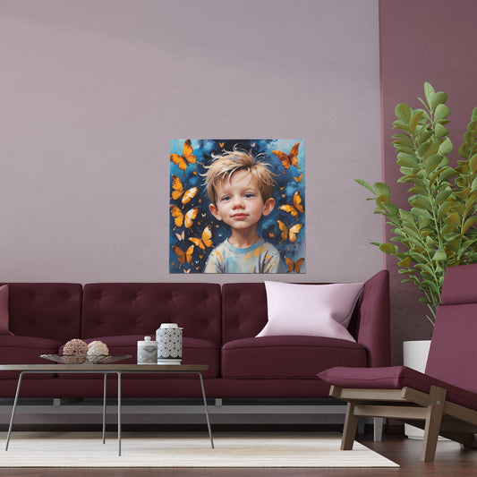 Indoor and Outdoor Silk Posters (Square 13)