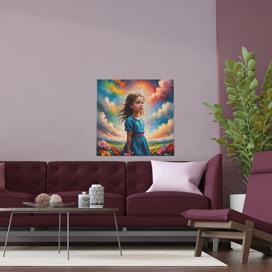 Indoor and Outdoor Silk Posters (Square 11)
