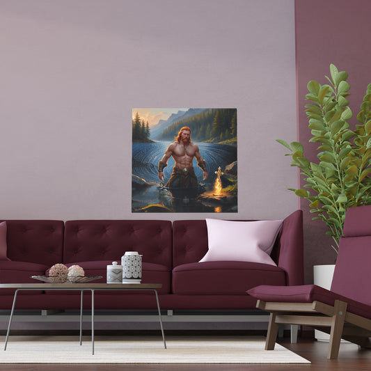 Indoor and Outdoor Silk Posters (Square 2)