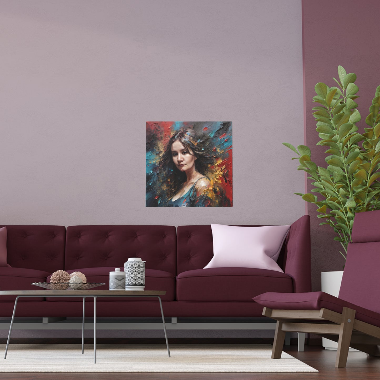 Indoor and Outdoor Silk Posters (Square 9)
