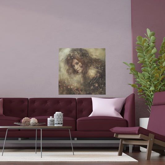 Indoor and Outdoor Silk Posters (Square 32)