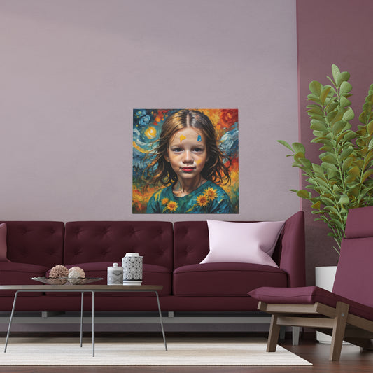 Indoor and Outdoor Silk Posters (Square 12)