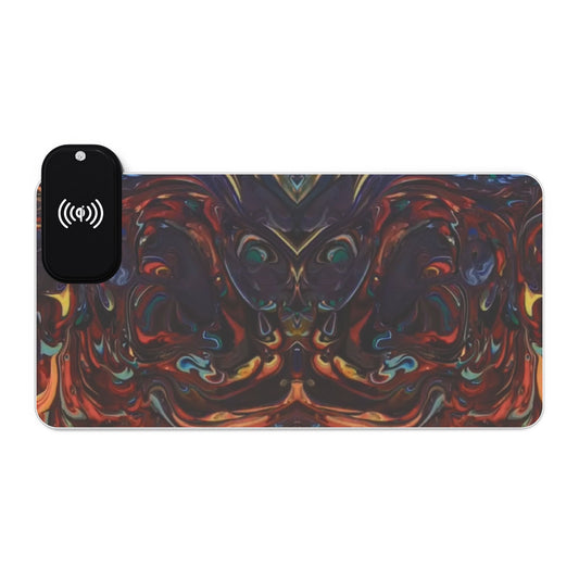 LED Gaming Mouse Pad, Wireless Charging