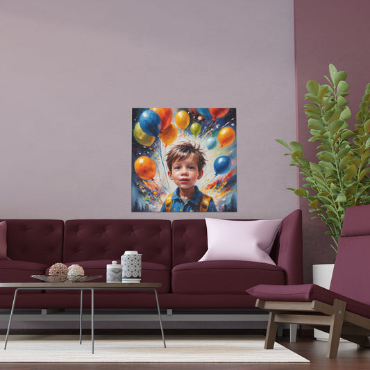 Indoor and Outdoor Silk Posters (Square 7)