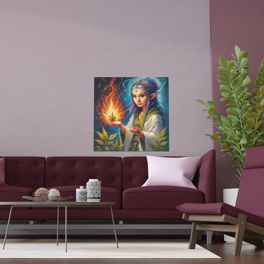 Indoor and Outdoor Silk Posters (Square 19)
