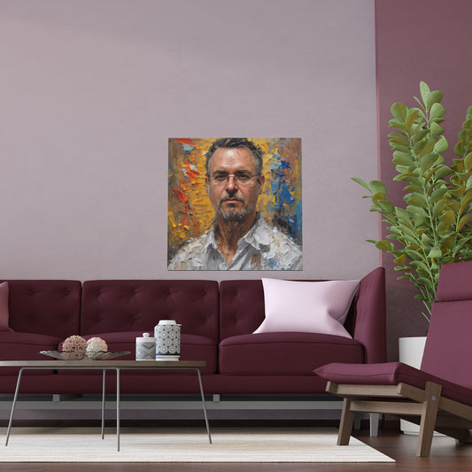 Indoor and Outdoor Silk Posters (Square 21)