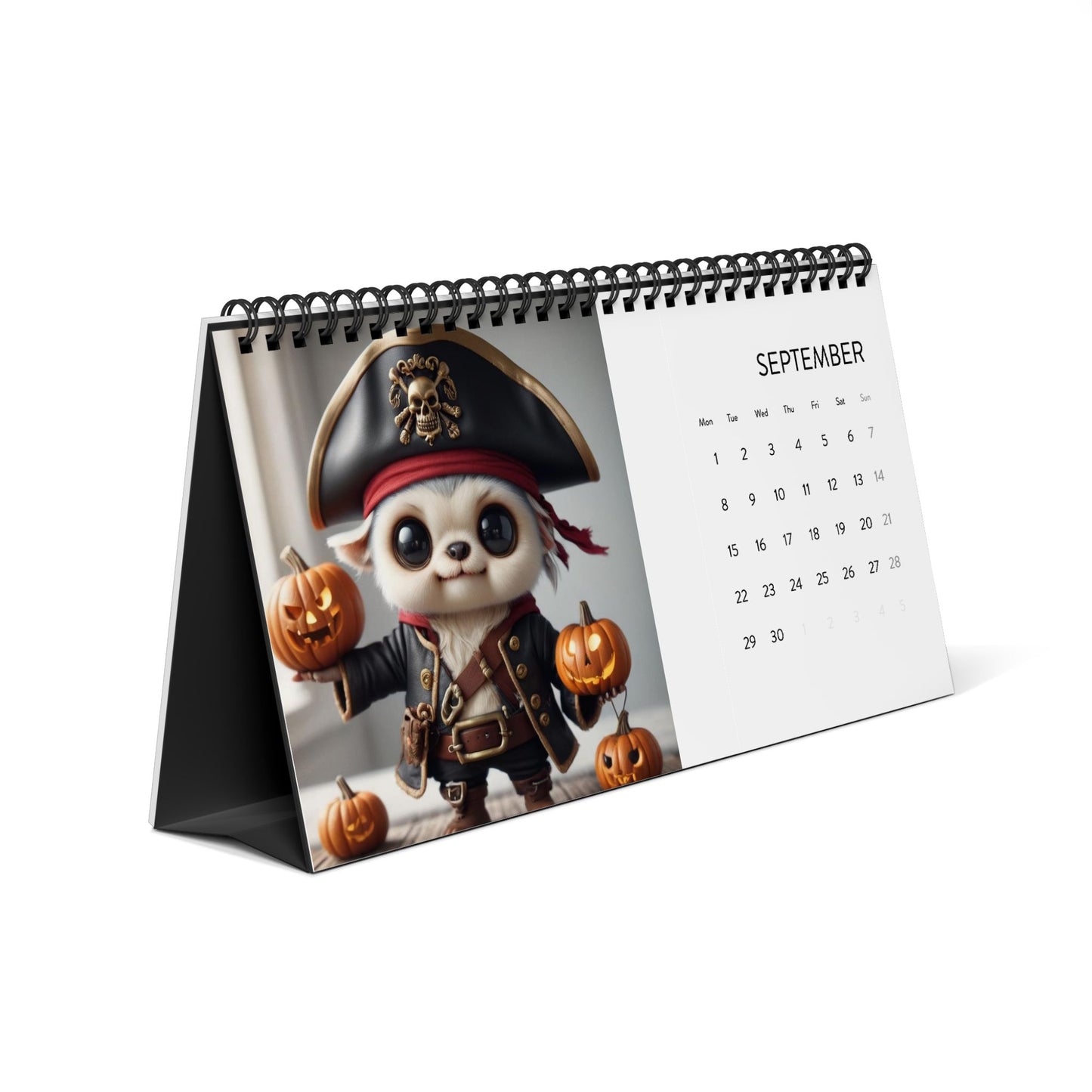 Simplex Desk Calendar (2025 grid)