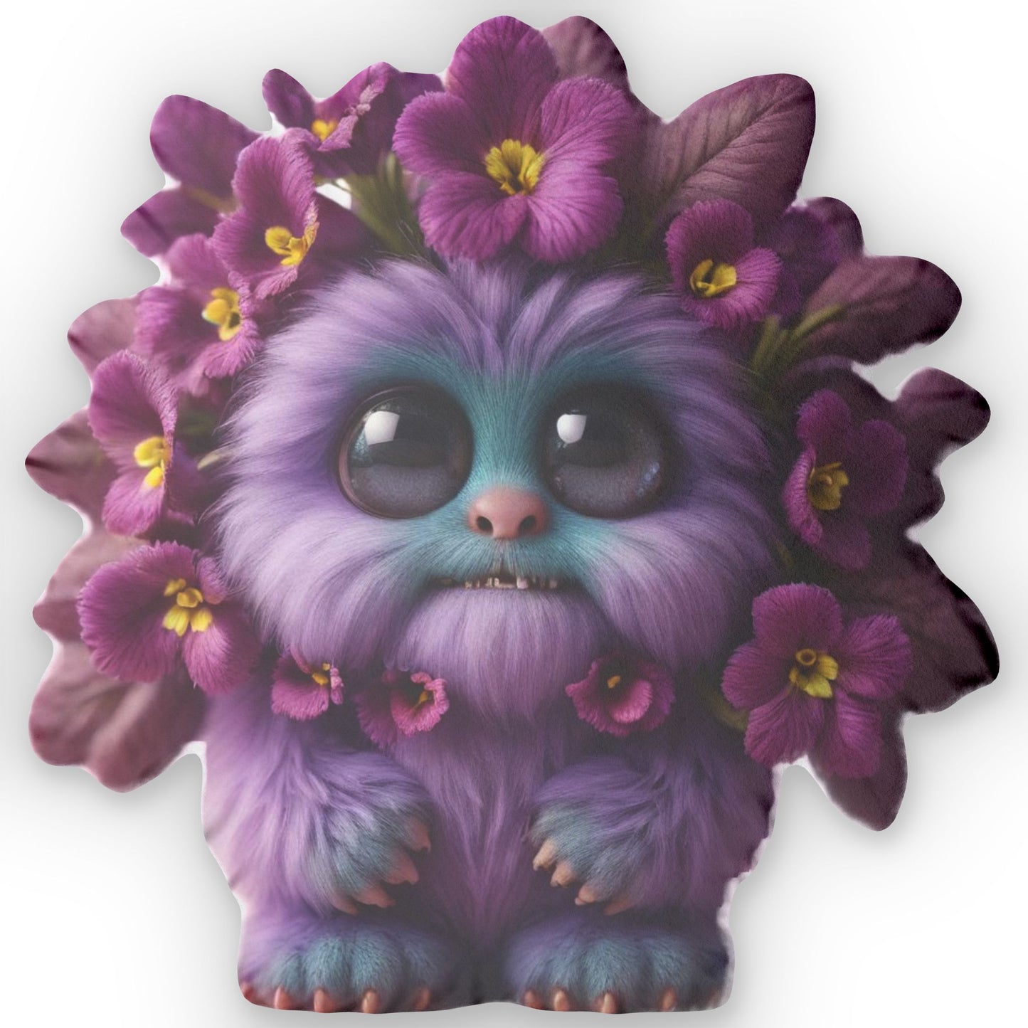 Flower Monster Shaped Pillows