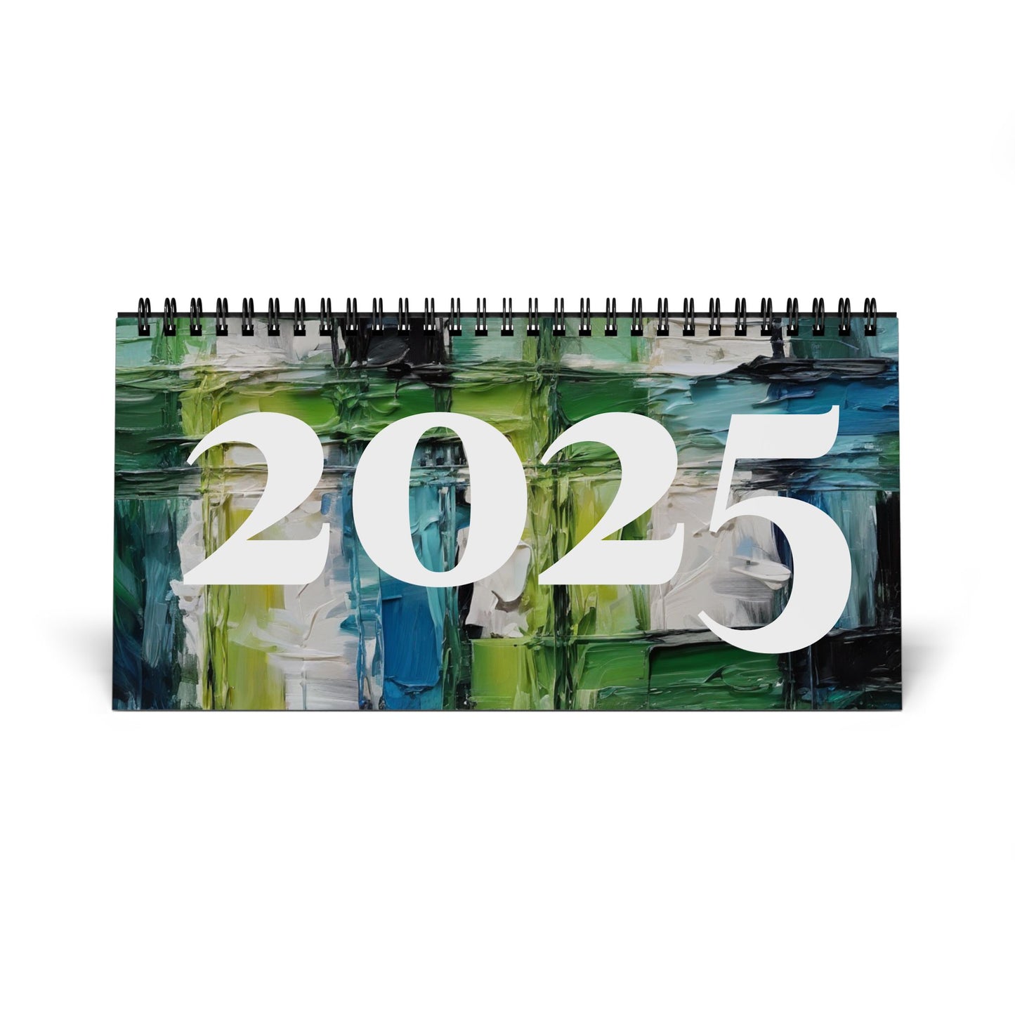 Simplex Desk Calendar (2025 grid)