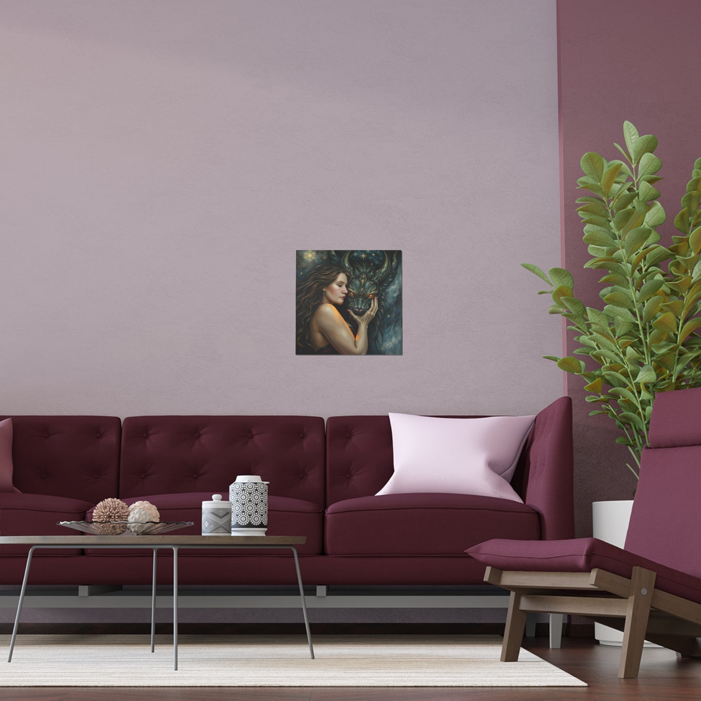 Indoor and Outdoor Silk Posters (Square 3)