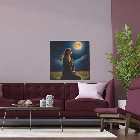 Indoor and Outdoor Silk Posters (Square 33)