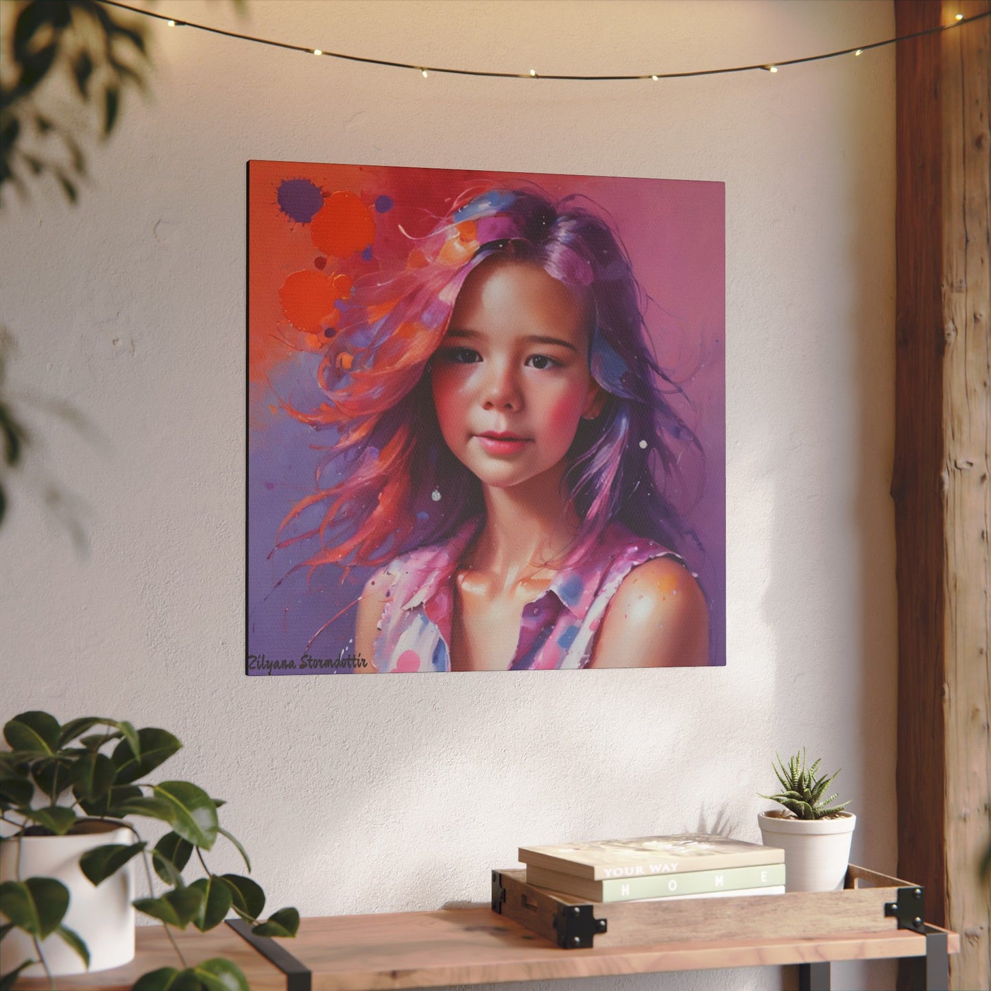 Zilyana Print Canvas