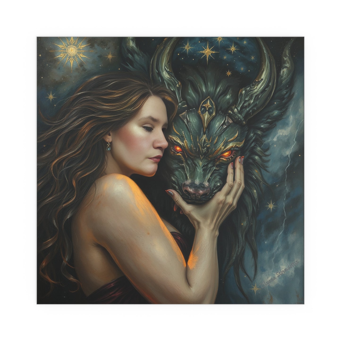 Indoor and Outdoor Silk Posters (Square 3)