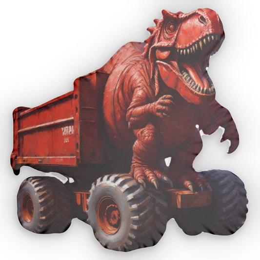 Dino Truck Pillow (RexTruck)