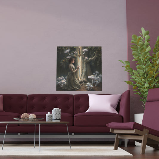 Indoor and Outdoor Silk Posters (Square 27)