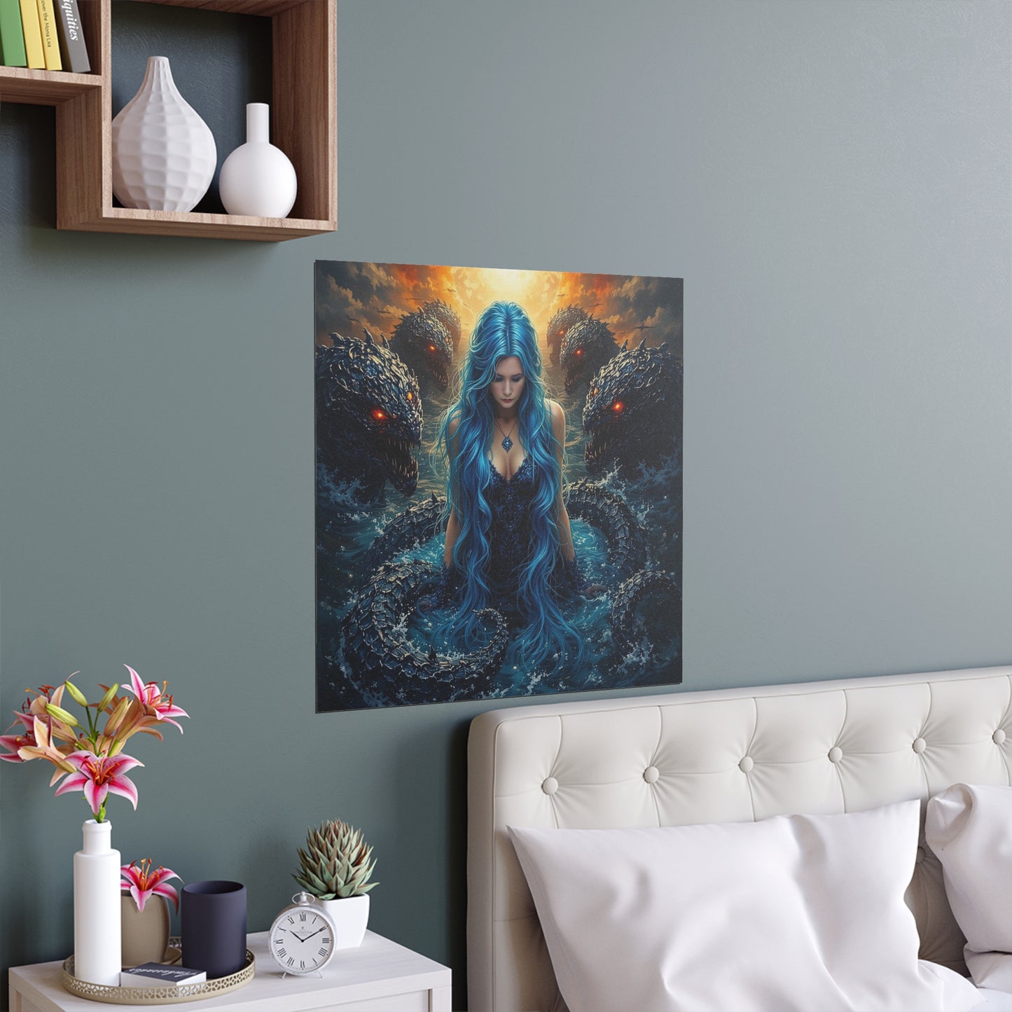 Indoor and Outdoor Silk Posters (Square 5)
