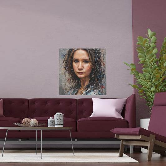 Indoor and Outdoor Silk Posters (Square 22)