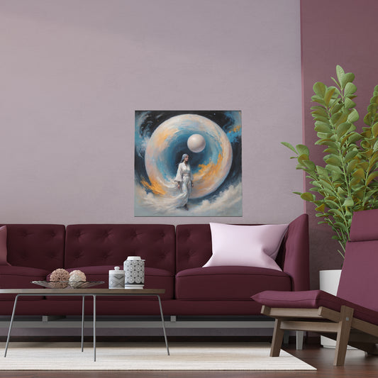 Indoor and Outdoor Silk Posters (Square 17)
