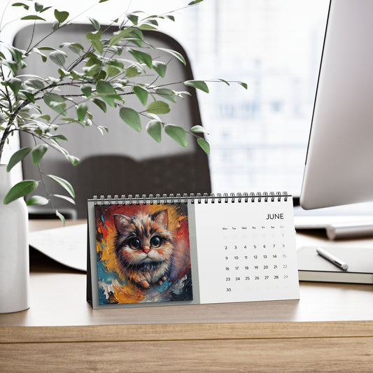 Simplex Desk Calendar (2025 grid)