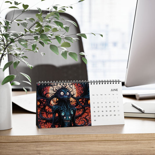 Simplex Desk Calendar (2025 grid)