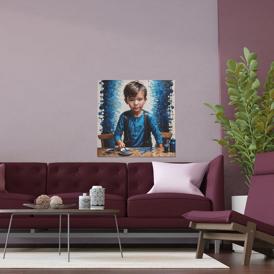 Indoor and Outdoor Silk Posters (Square 4)