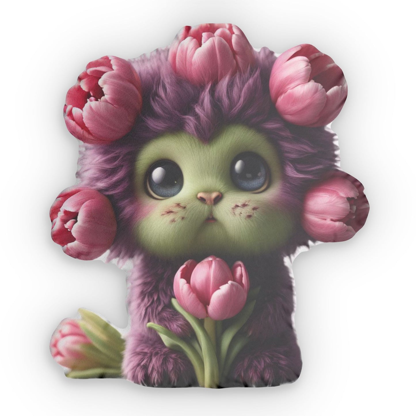 Flower Monster Shaped Pillows