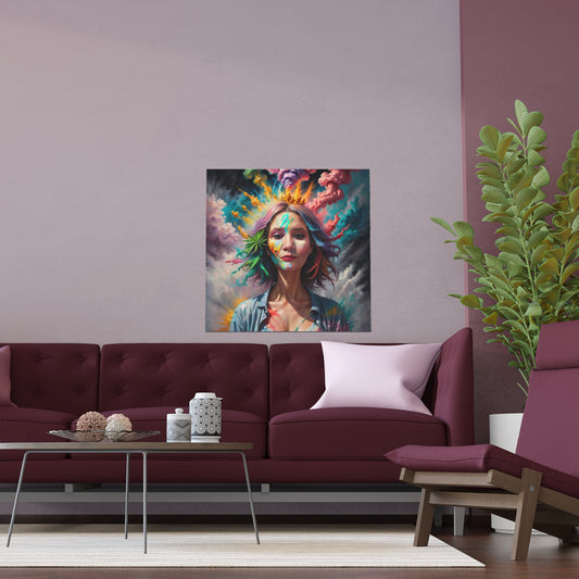 Indoor and Outdoor Silk Posters (Square 10)